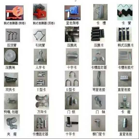 溫室大棚配件大全