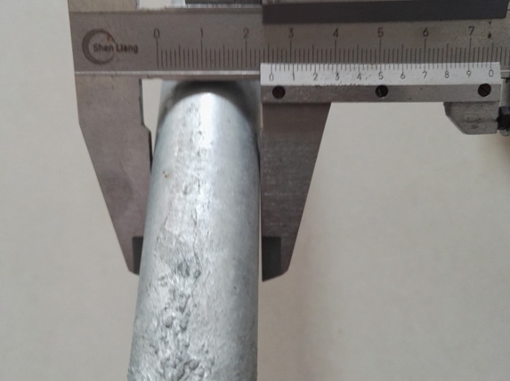 熱浸鋅6分大棚管實際外徑圖片