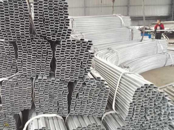 25x50橢圓大棚管折彎效果圖