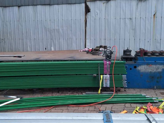 包塑橢圓大棚管加工圖片